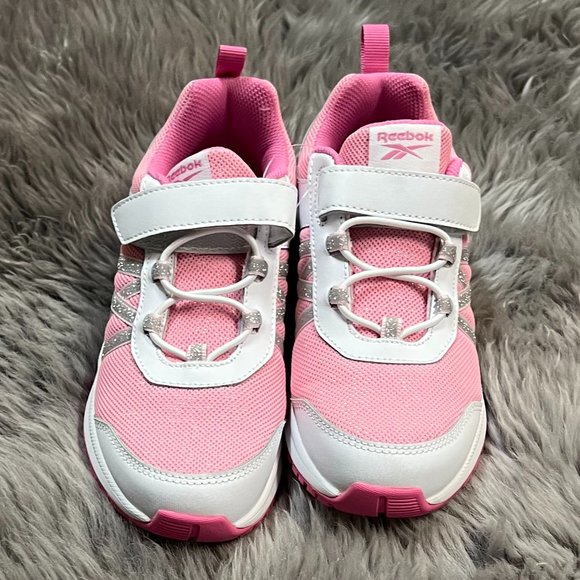Reebok | Girl's Road Supreme ALT Running Shoe | Pink & White | Size 13 - Picture 1 of 5